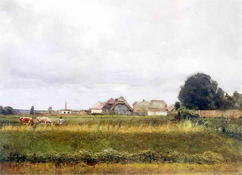 Stanislaw Debicki Landscape from Stryja
